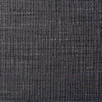 Dark gray avenida textile with a dense, rectilinear weave and matte finish; close-up of fabric texture, model ea47 from bonaldo fabrics.